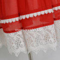 baby girl christmas dress yarn dyed fabric dress